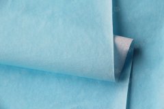 蓝色PE淋膜木浆纸 检查垫巾桌布用淋膜复合纸